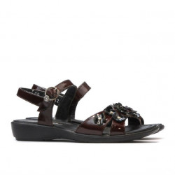 Sandales enfants 523 vernis bordeaux