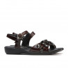Sandales enfants 523 vernis bordeaux