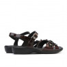 Sandales enfants 523 vernis bordeaux