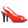 Sandales femme 1052 rouge antelope