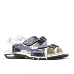 Sandales enfants 322 indigo+blanc