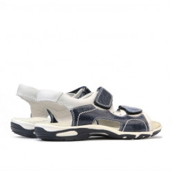 Sandales enfants 322 indigo+blanc