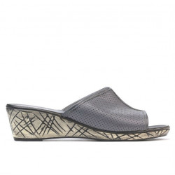 Sandales femme 5004m p gris perforé