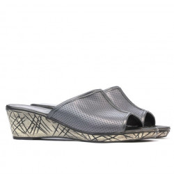 Sandales femme 5004m p gris perforé