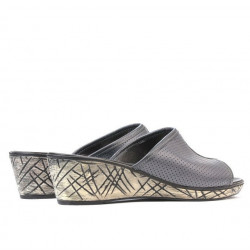 Sandales femme 5004m p gris perforé