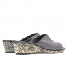 Sandales femme 5004m p gris perforé