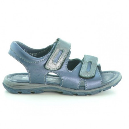 Sandales enfants petits 11c indigo+gris
