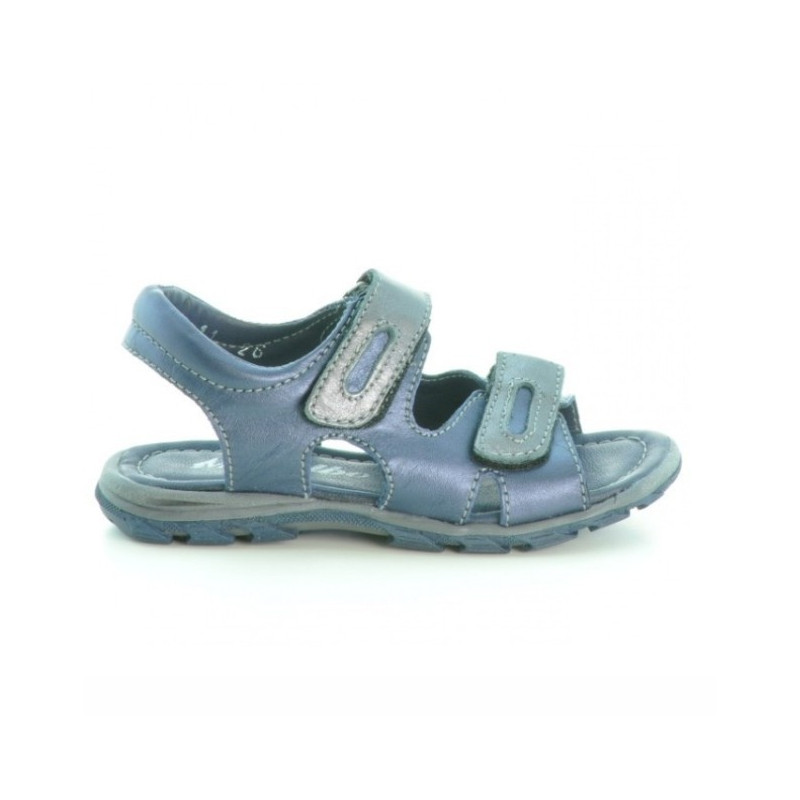Sandales enfants petits 11c indigo+gris