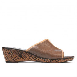 Sandales femme 5004mp cappuccino perforé