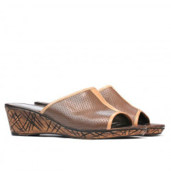 Sandales femme 5004mp cappuccino perforé