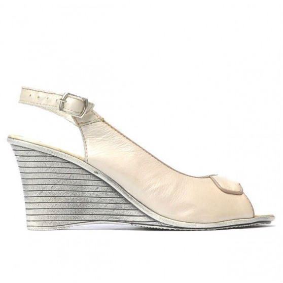 Sandales femme 596 beige nacré Sandales femme 596 beige nacré