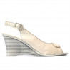 Sandales femme 596 beige nacré