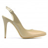Sandales femme 1235 laque beige