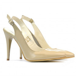 Sandales femme 1235 laque beige