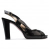 Sandales femme 1221 vernis noir