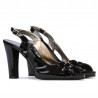 Sandales femme 1221 vernis noir