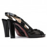 Sandales femme 1221 vernis noir