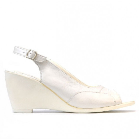 Sandales femme 599 blanc nacré Sandales femme 599 blanc nacré