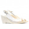 Sandales femme 599 blanc nacré