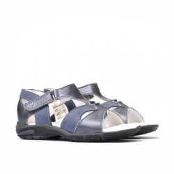 Sandales enfants petits 09c gris+indigo