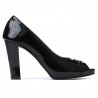 Sandales femme 1219 vernis noir