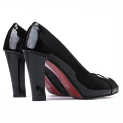 Sandales femme 1219 vernis noir
