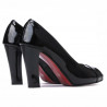 Sandales femme 1219 vernis noir