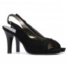 Sandales femme 1052 noir antilope