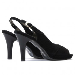 Sandales femme 1052 noir antilope