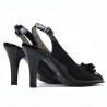 Sandales femme 1224 vernis noir