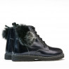 Bottes enfants 3010 vernis indigo