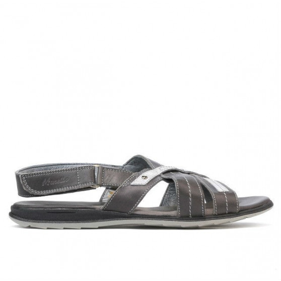 Sandales adolescents 328 gris anthracite Sandales adolescents 328 gris anthracite