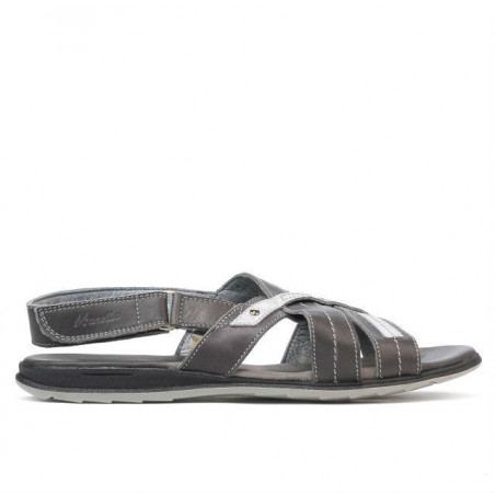 Sandales adolescents 328 gris anthracite