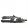 Sandales adolescents 328 gris anthracite