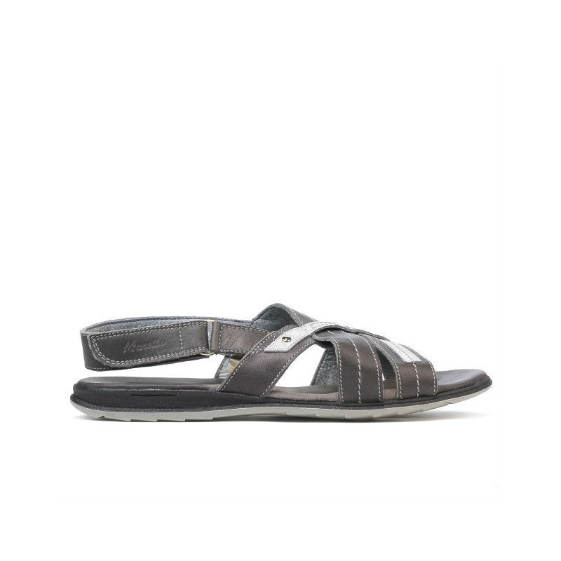 Sandales adolescents 328 gris anthracite