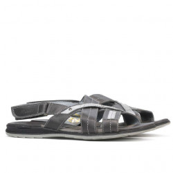 Sandales adolescents 328 gris anthracite
