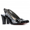 Sandales femme 1216 vernis noir