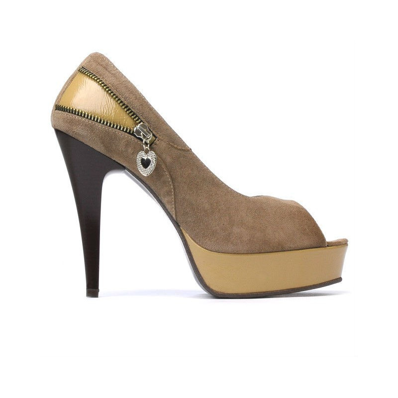 Sandales femme 1202 sable antilope combiné