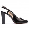 Sandales femme 1220 vernis noir
