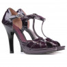 Sandales femme 1054 laqué violet
