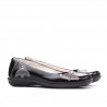 Chaussures enfants 117 vernis noir+gris