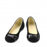Chaussures enfants 117 noir velours