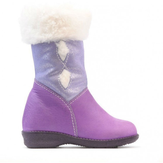 Bottes enfant petites 24c violet+blanc Bottes enfant petites 24c violet+blanc
