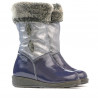 Bottes enfants petits 24c laqué indigo combiné