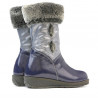 Bottes enfants petits 24c laqué indigo combiné