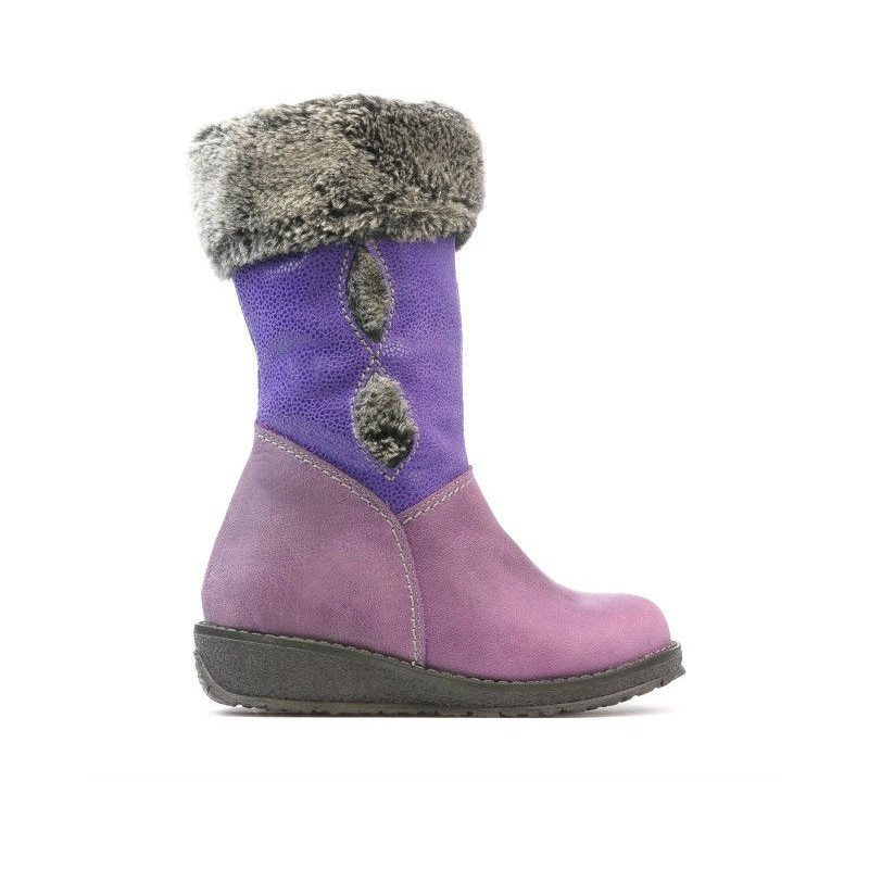 Bottes enfants petits 24c tuxon violet combiné