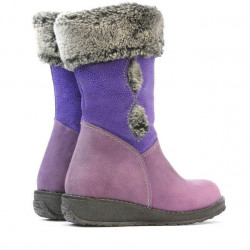 Bottes enfants petits 24c tuxon violet combiné