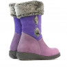 Bottes enfants petits 24c tuxon violet combiné