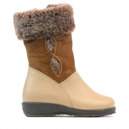 Bottes petits enfants 24c beige combiné