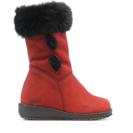 Bottes enfants petits 24c bufo bordeaux